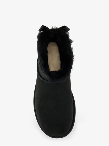 Stivaletto Ultra mini Bailey Bow in suede thumbnail