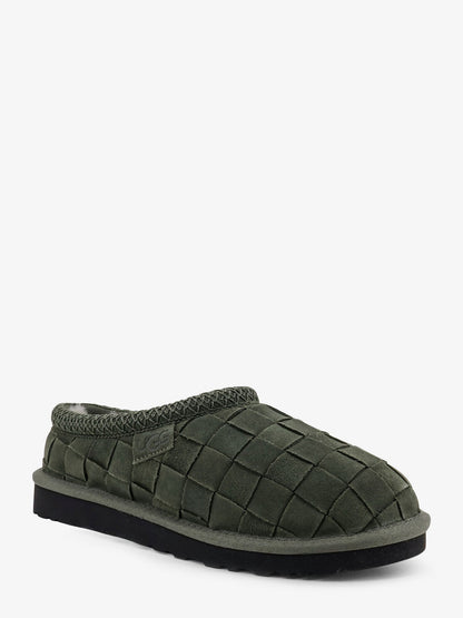 Tasman Woven suede sandals with a basket weave pattern thumbnail