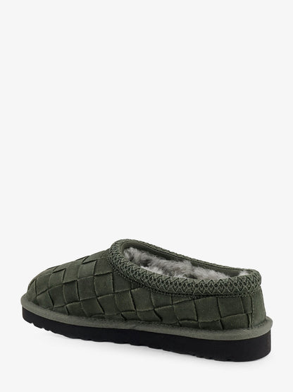 Tasman Woven suede sandals with a basket weave pattern thumbnail