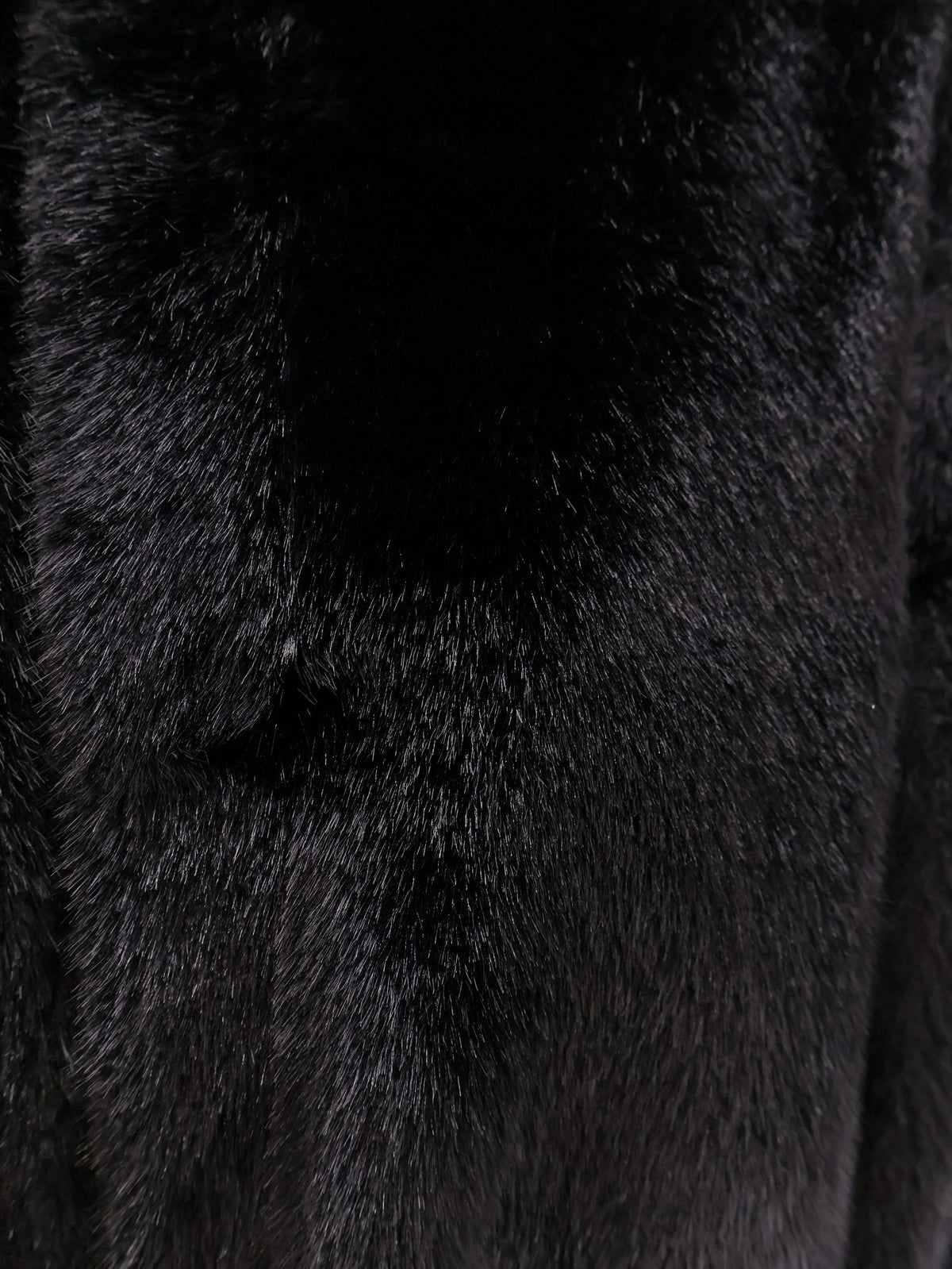Faux mink jacket
