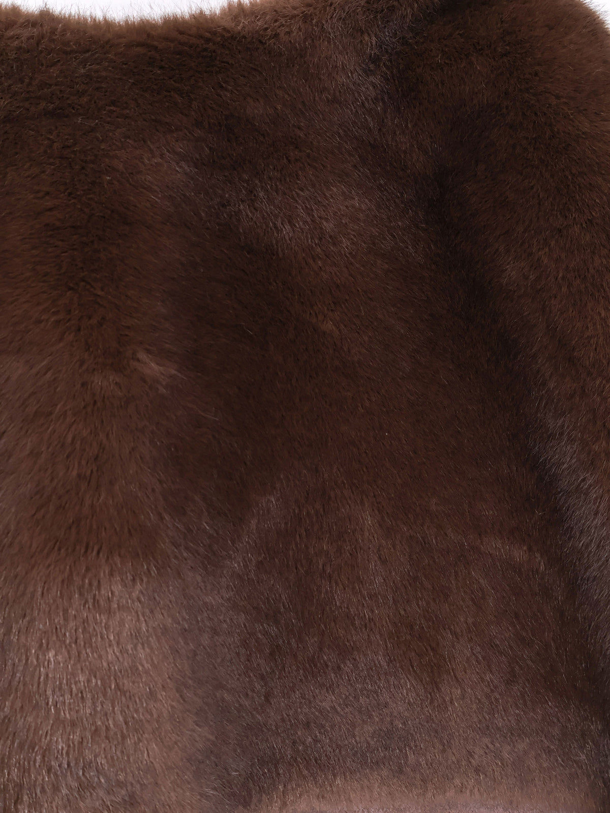 Faux mink cape