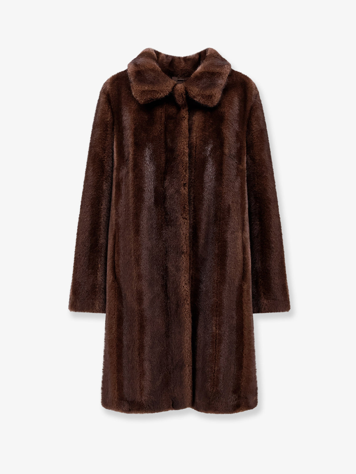 Cappotto in pelliccia sintetica di visone