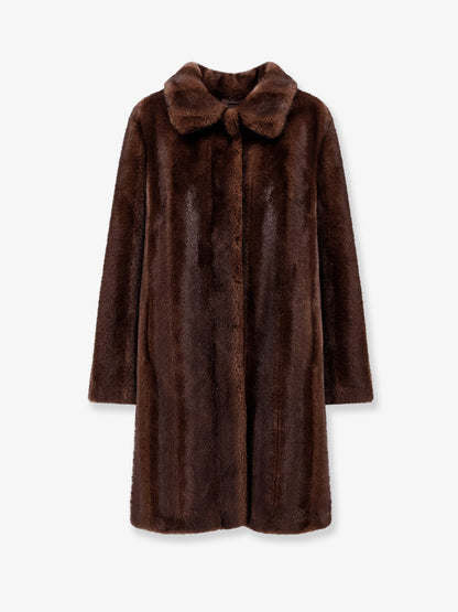 Cappotto in pelliccia sintetica di visone thumbnail