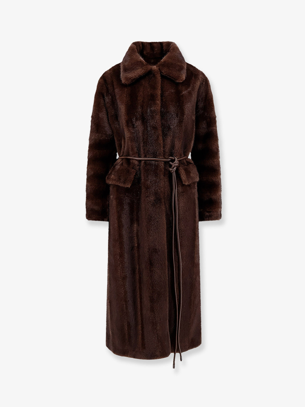Faux fur coat