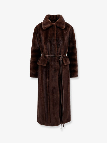 Faux fur coat thumbnail