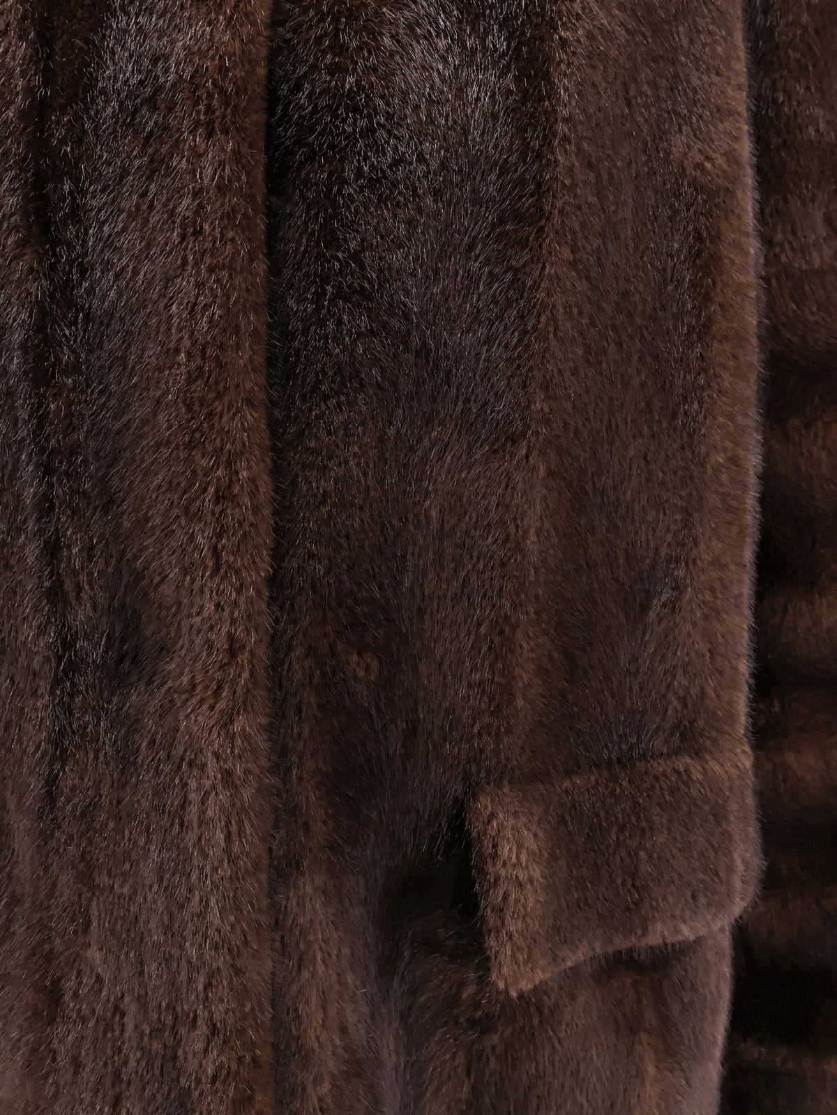 Faux fur coat