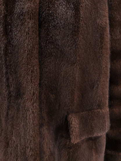 Faux fur coat thumbnail