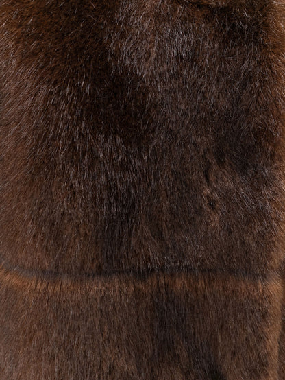 Faux fur jacket thumbnail