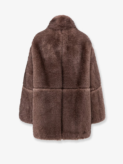 Faux fur jacket thumbnail