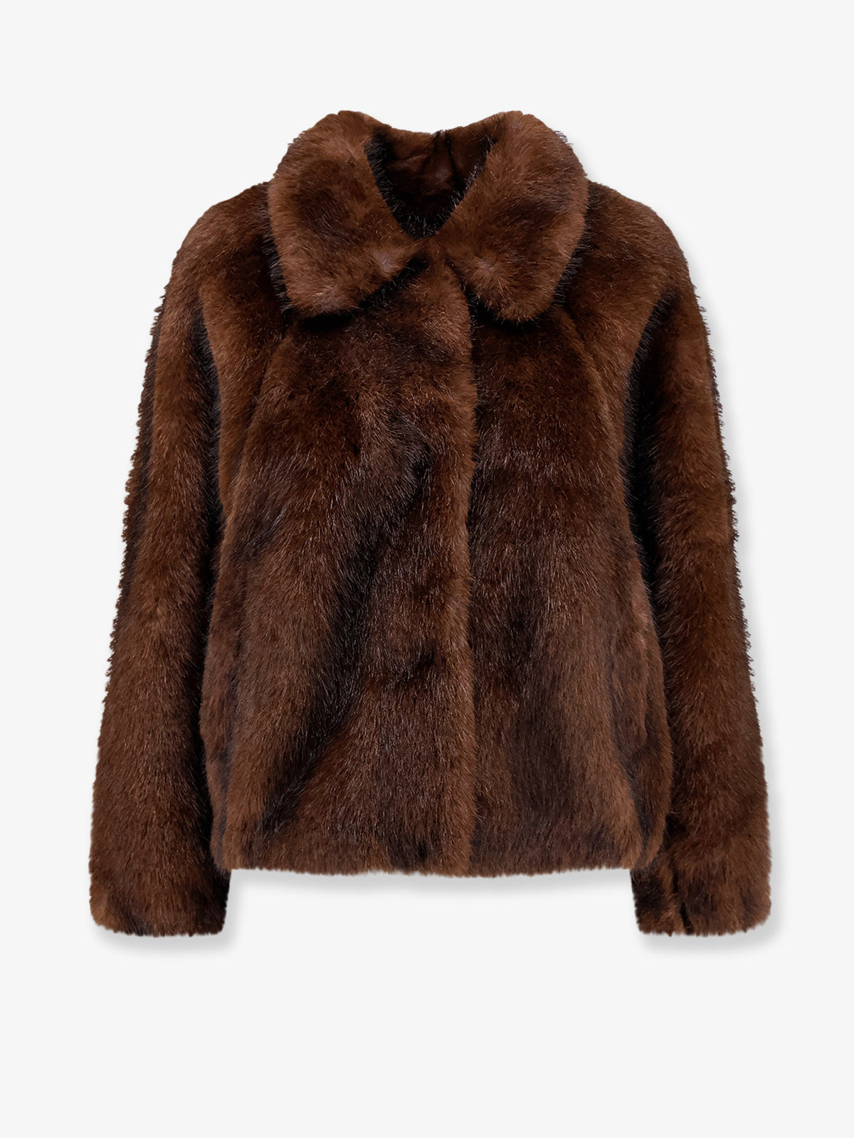 Eco-sable fur jacket
