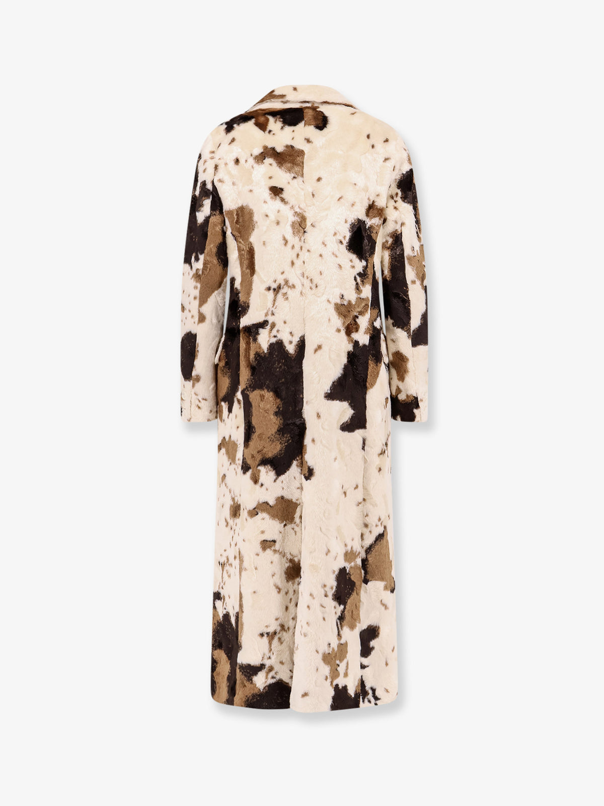 Cappotto doppiopetto Cow Print