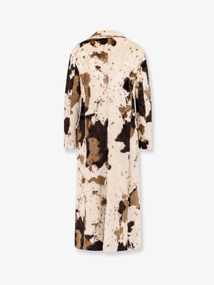 Cappotto doppiopetto Cow Print thumbnail