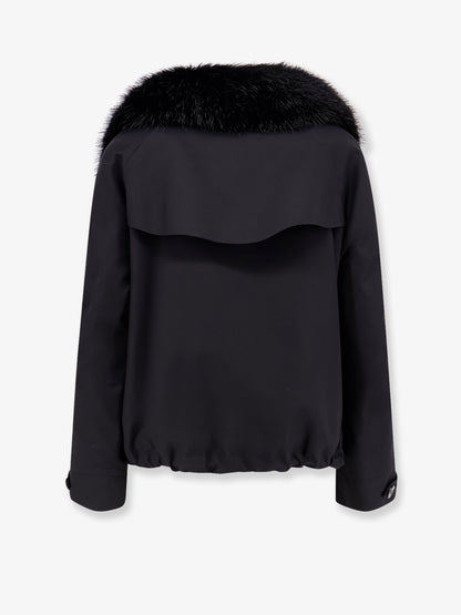 Cotton parka with faux fur lining thumbnail