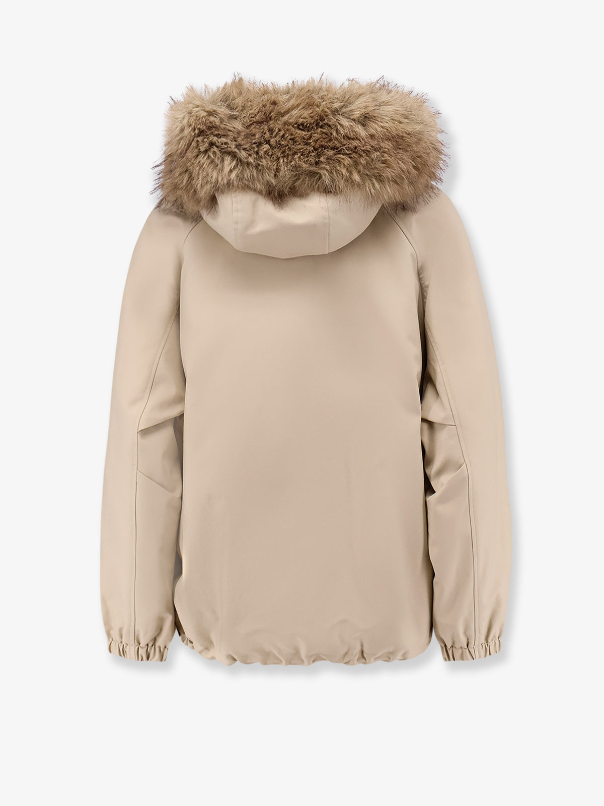 Reversible faux fur parka jacket