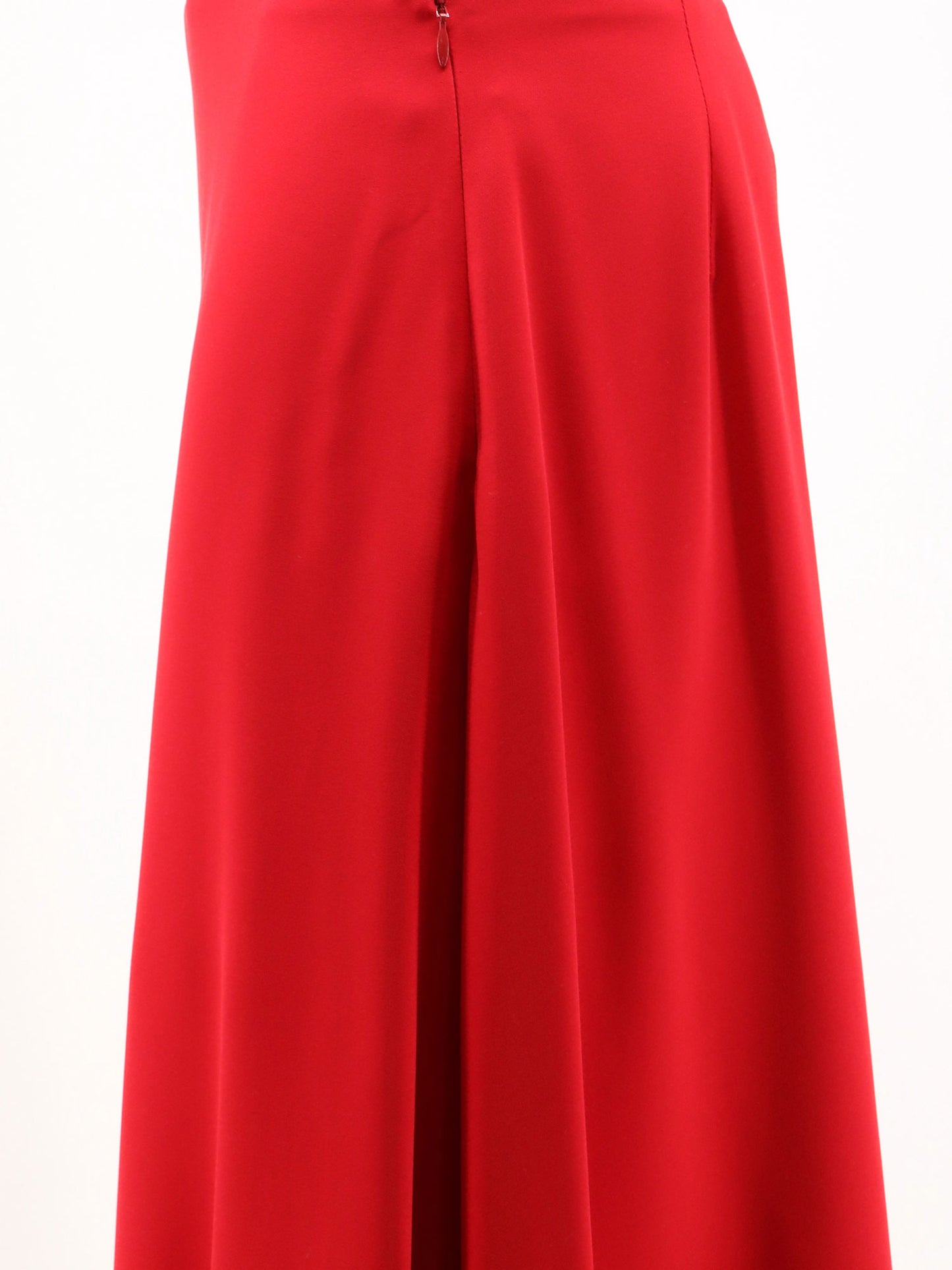 Midi silk skirt