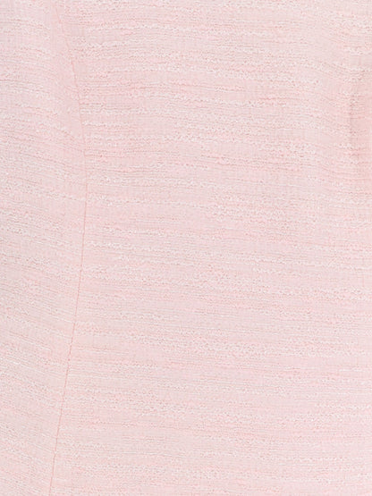 Embroidered Crinkle Cotton Tweed mini dress thumbnail