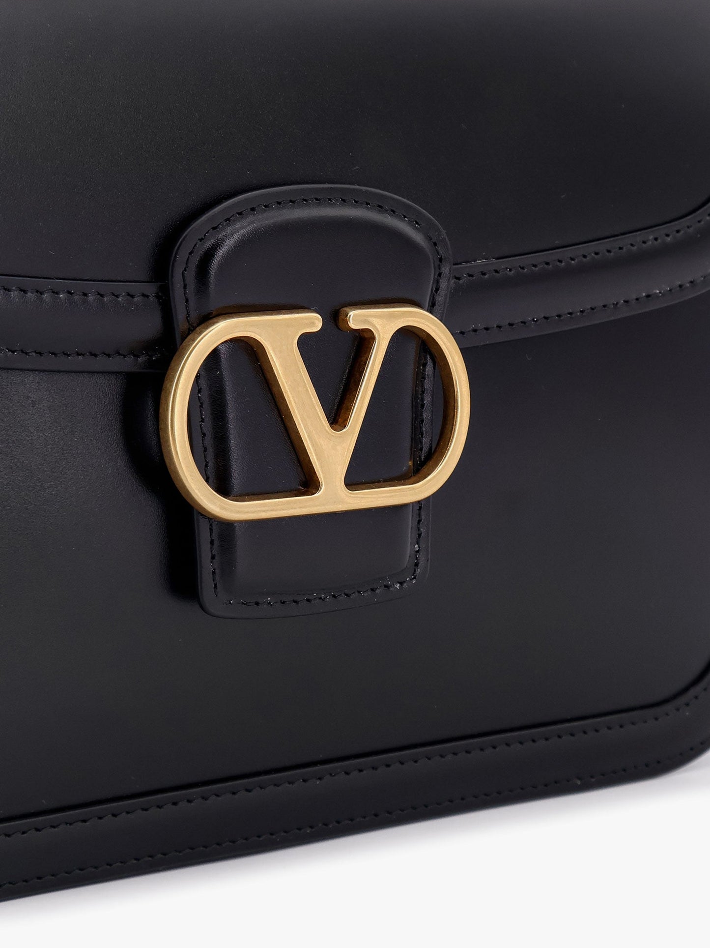 Valentino garavani 9to5 leather shoulder bag with vlogo signature closure