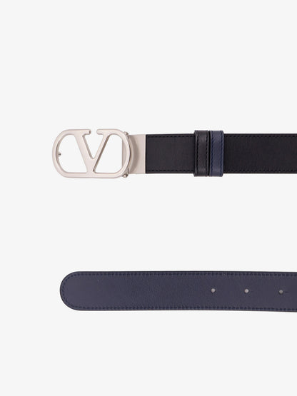 Cintura reversibile in pelle Vlogo thumbnail