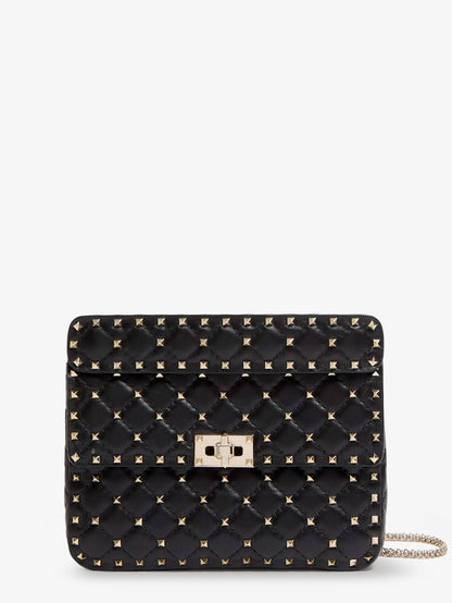 Rockstud Spike leather crossbody bag with iconic all-over studs thumbnail