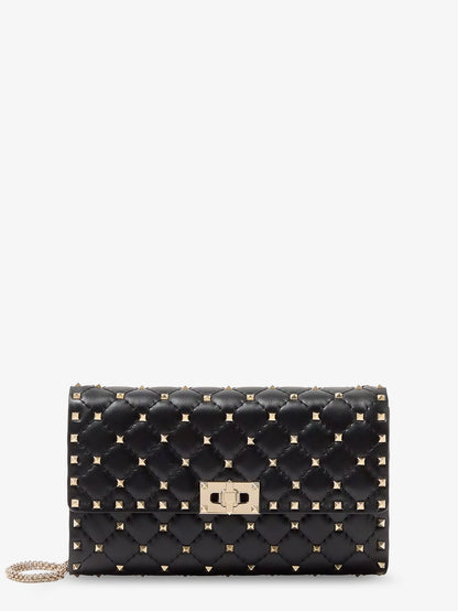 Borsa a tracolla Rockstud Spike in pelle con iconiche borchie all-over thumbnail