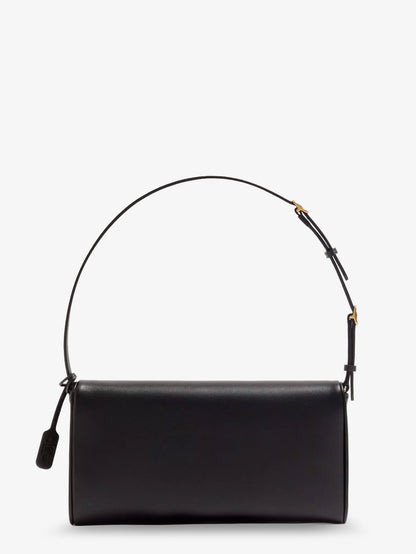 Borsa a spalla DeVain in pelle con VLogo Signature in metallo thumbnail
