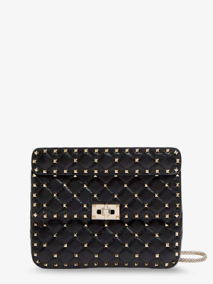 Rockstud Spike leather crossbody bag with iconic all-over studs thumbnail