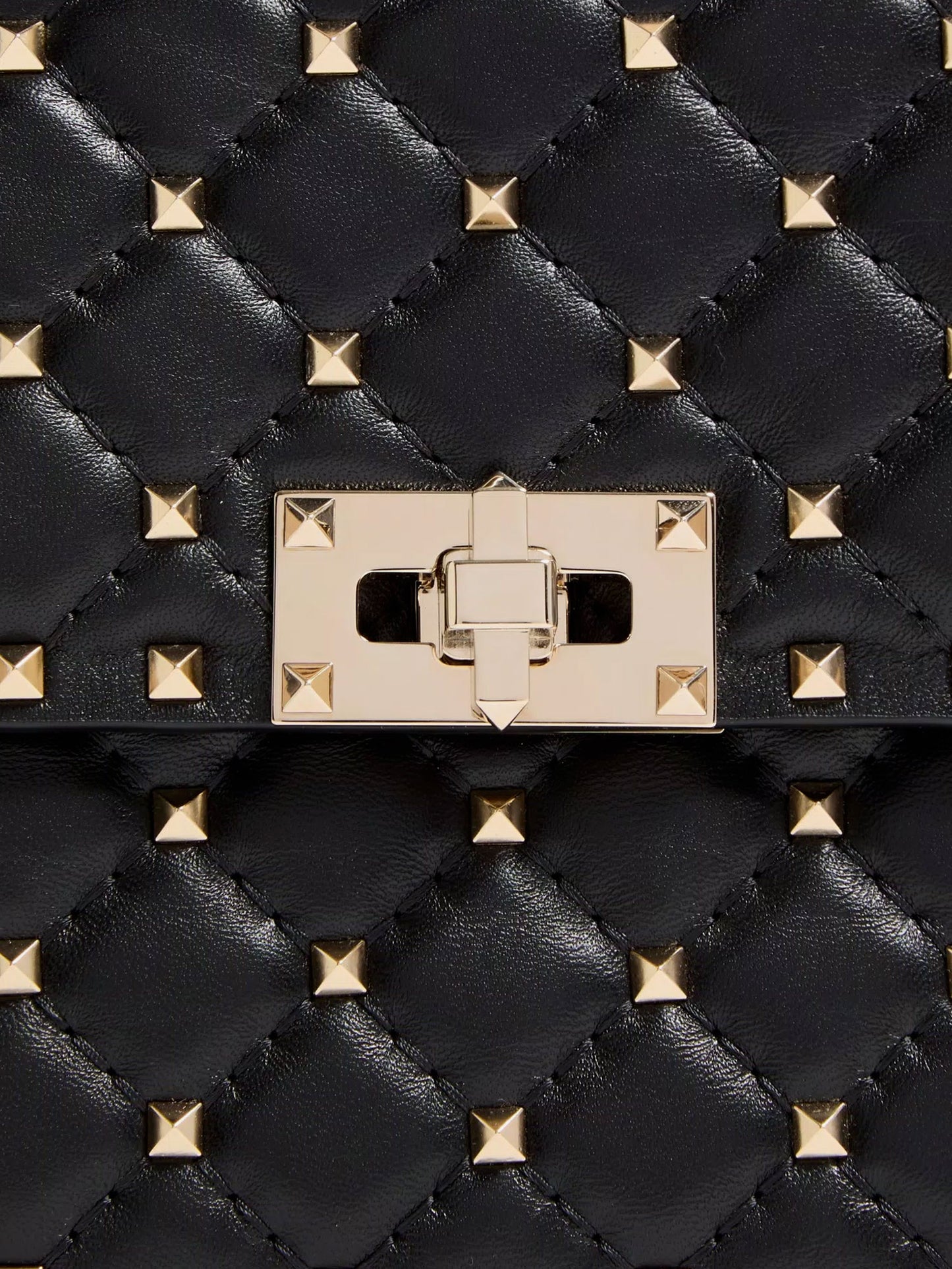 Rockstud Spike leather crossbody bag with iconic all-over studs