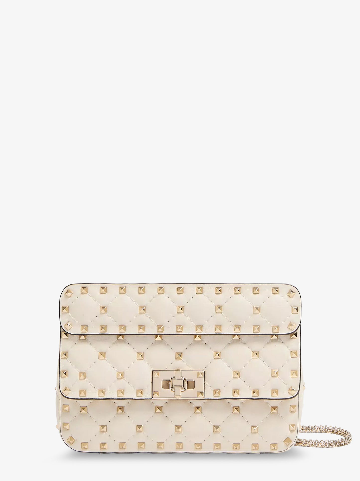 Rockstud Spike leather shoulder bag with iconic all-over studs