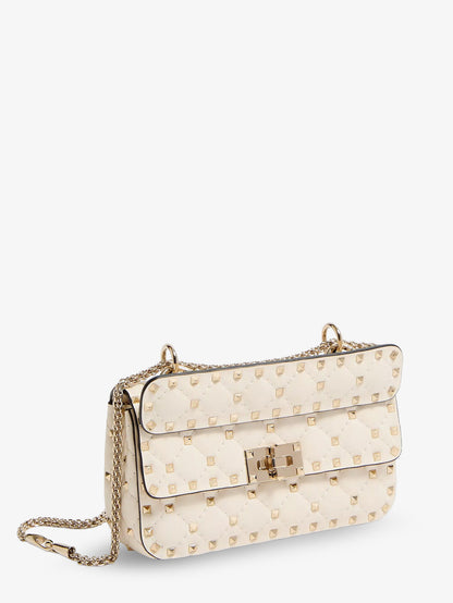 Rockstud Spike leather shoulder bag with iconic all-over studs thumbnail