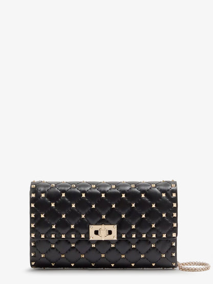 Borsa a tracolla Rockstud Spike in pelle con iconiche borchie all-over thumbnail