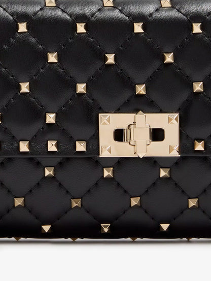 Borsa a tracolla Rockstud Spike in pelle con iconiche borchie all-over thumbnail