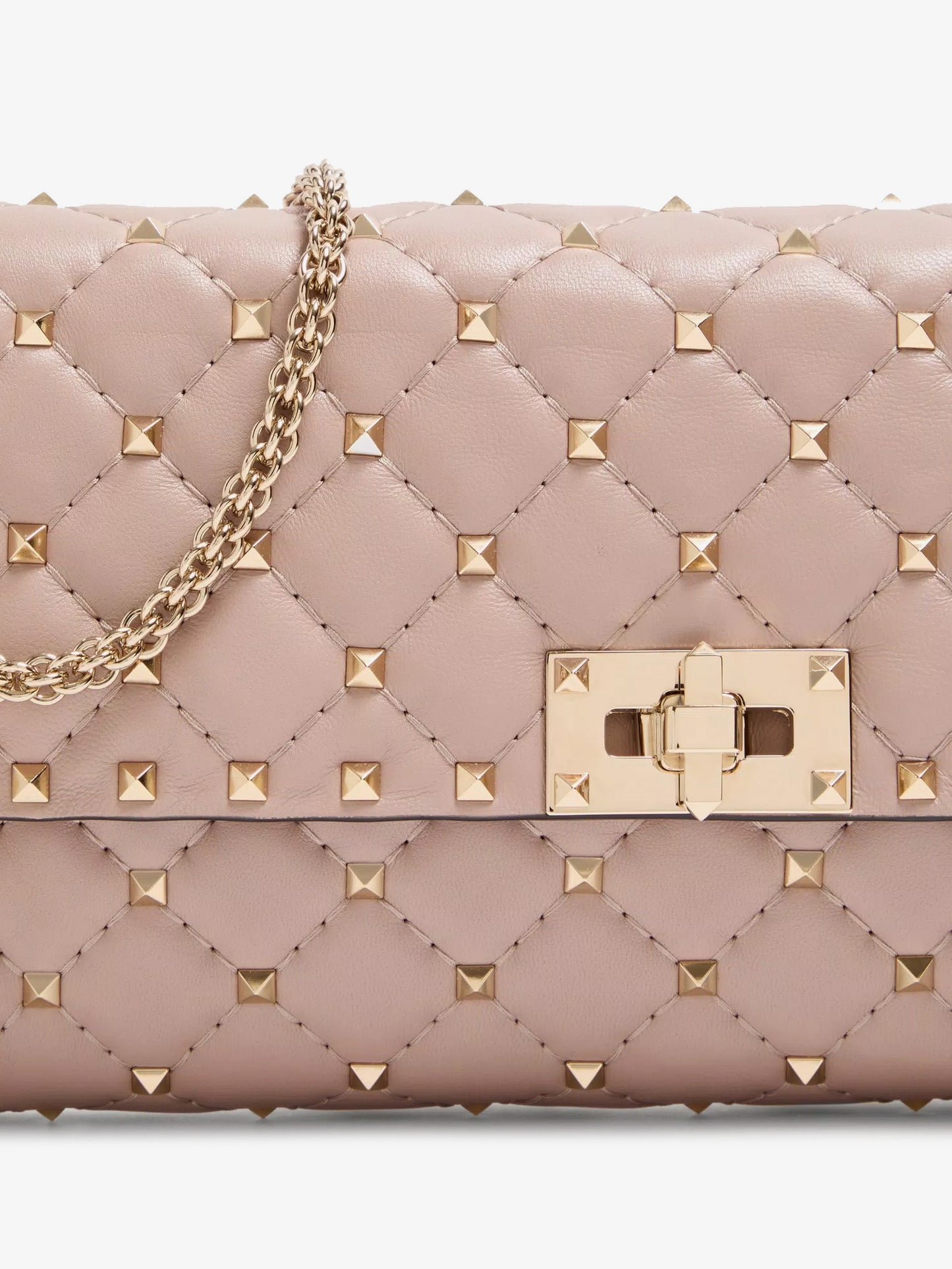 Rockstud Spike leather crossbody with iconic all-over studs