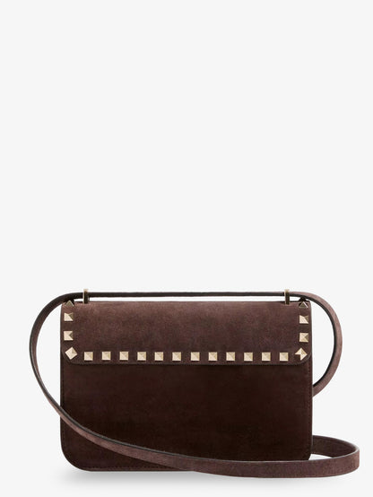 Rockstud suede crossbody bag thumbnail