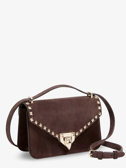 Rockstud suede crossbody bag thumbnail