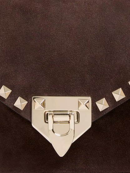 Rockstud suede crossbody bag thumbnail