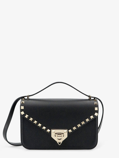 Rockstud leather crossbody bag with stud detail thumbnail