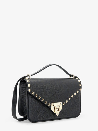Rockstud leather crossbody bag with stud detail thumbnail