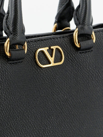 VLogo Signature Mini Leather Handbag thumbnail