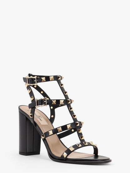 Rockstud leather sandals with iconic all-over studs thumbnail