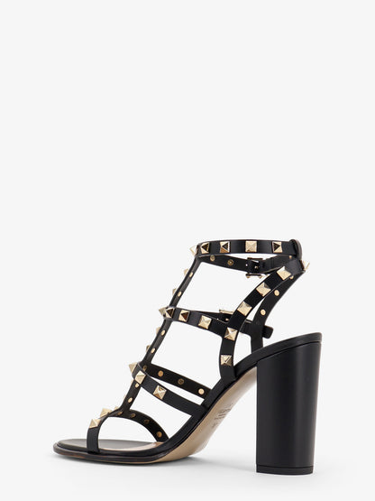 Rockstud leather sandals with iconic all-over studs thumbnail