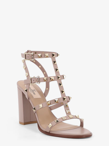 Rockstud leather sandals with iconic all-over studs thumbnail
