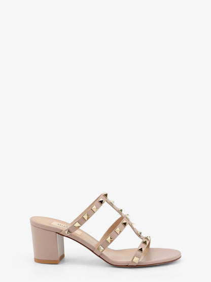 Rockstud leather sandals with iconic all-over studs thumbnail