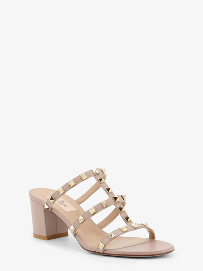 Rockstud leather sandals with iconic all-over studs thumbnail