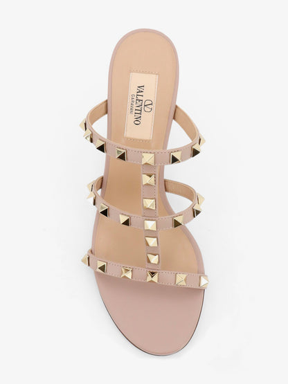 Rockstud leather sandals with iconic all-over studs thumbnail