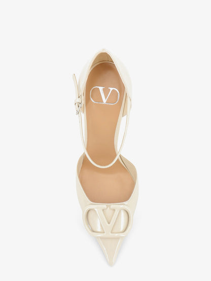 D'Orsay patent pumps with VLogo Signature thumbnail