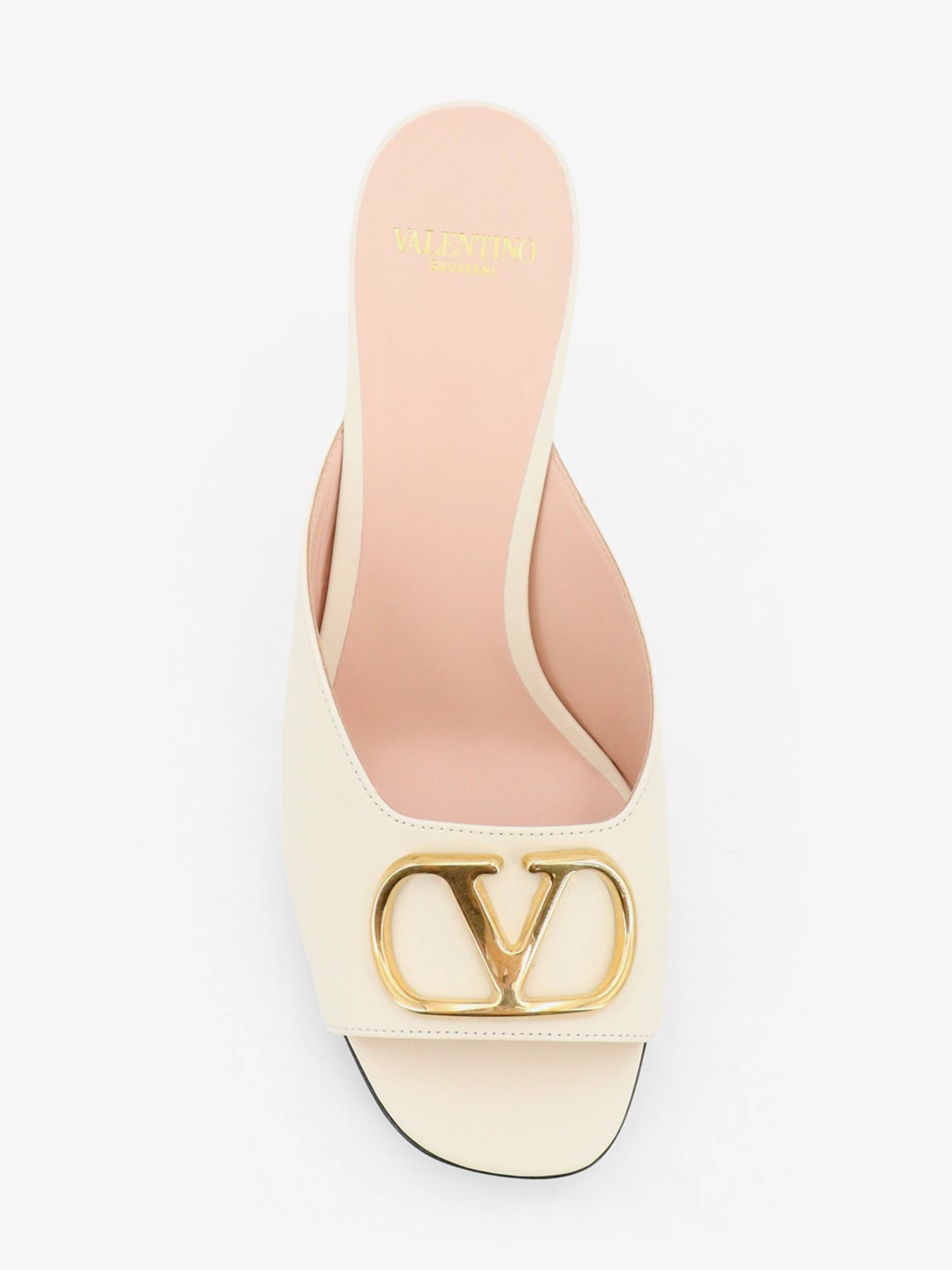 VLogo Signature leather sandals