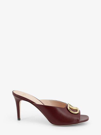 VLogo Signature Leather Sandals thumbnail