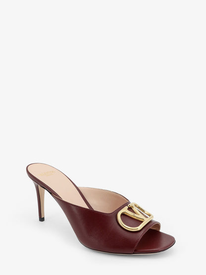 VLogo Signature Leather Sandals thumbnail
