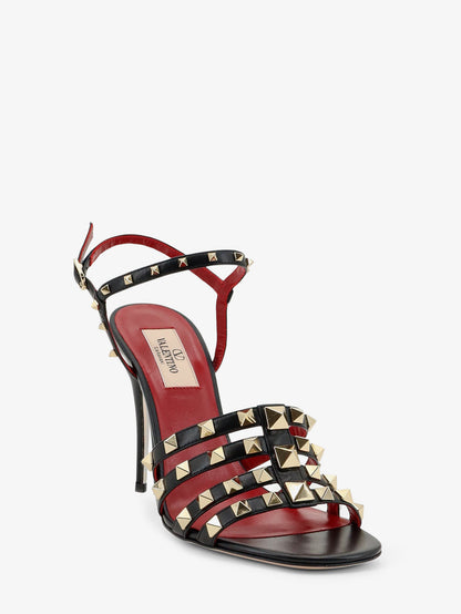 Rockstud leather sandals with iconic all-over studs thumbnail