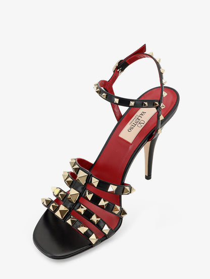 Rockstud leather sandals with iconic all-over studs thumbnail